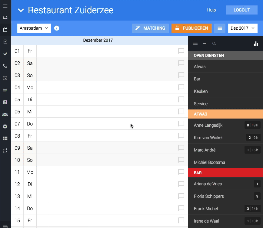 personeel plannen met online personeelsplanning