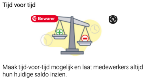 tijd voor tijd module om de (over)uren bij te houden